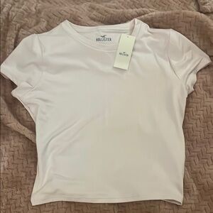 Hollister light pink Fitted Short Sleeve T-Shirt